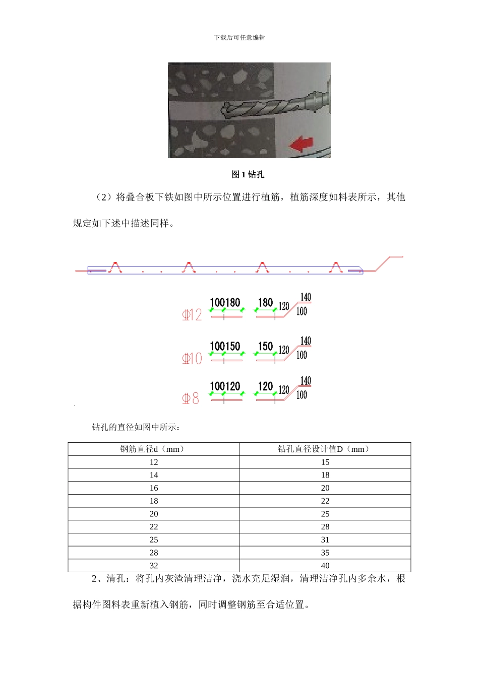 预制构件植筋修补方案_第2页