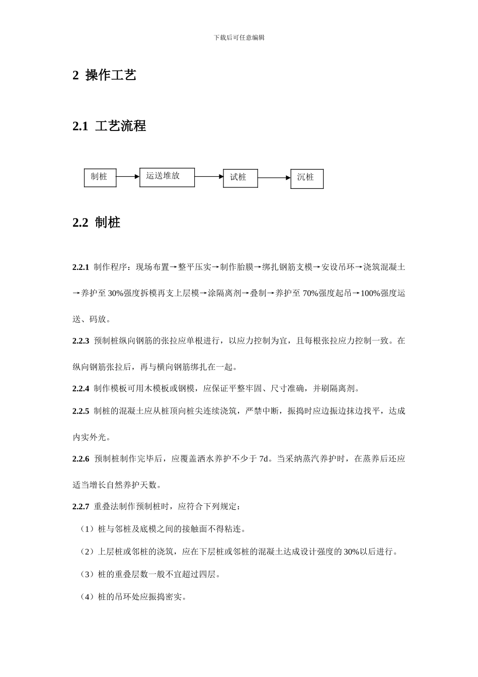 预制混凝土桩施工工艺_第3页