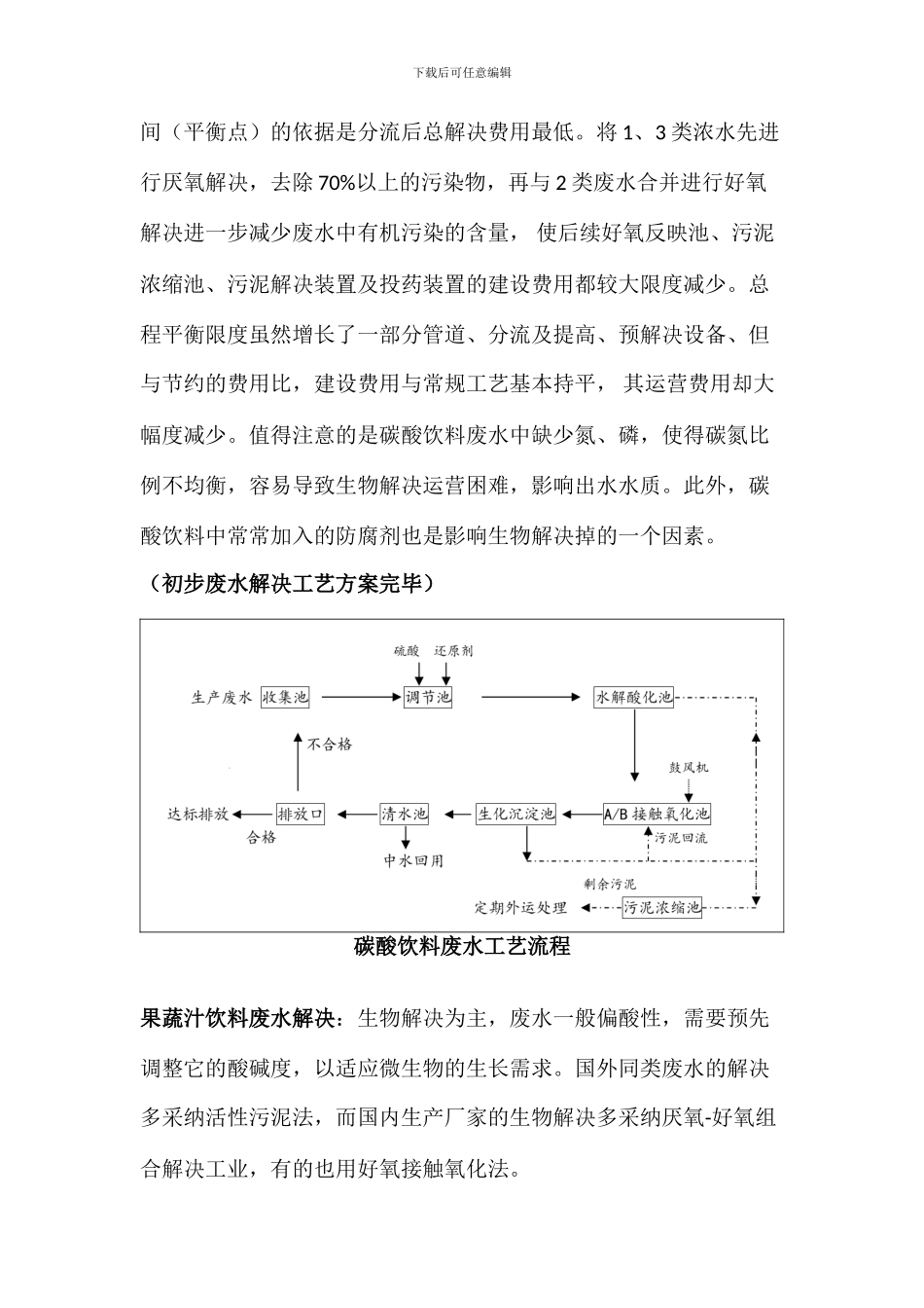 饮料废水情况与处理工艺总结_第3页