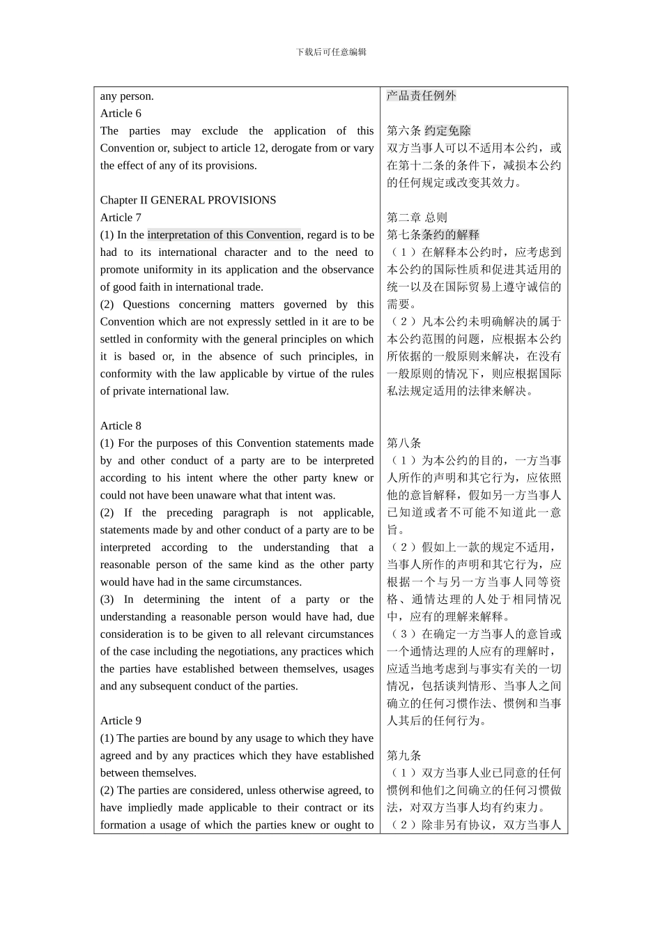 1980年联合国国际货物买卖合同公约-中英对照版_第3页