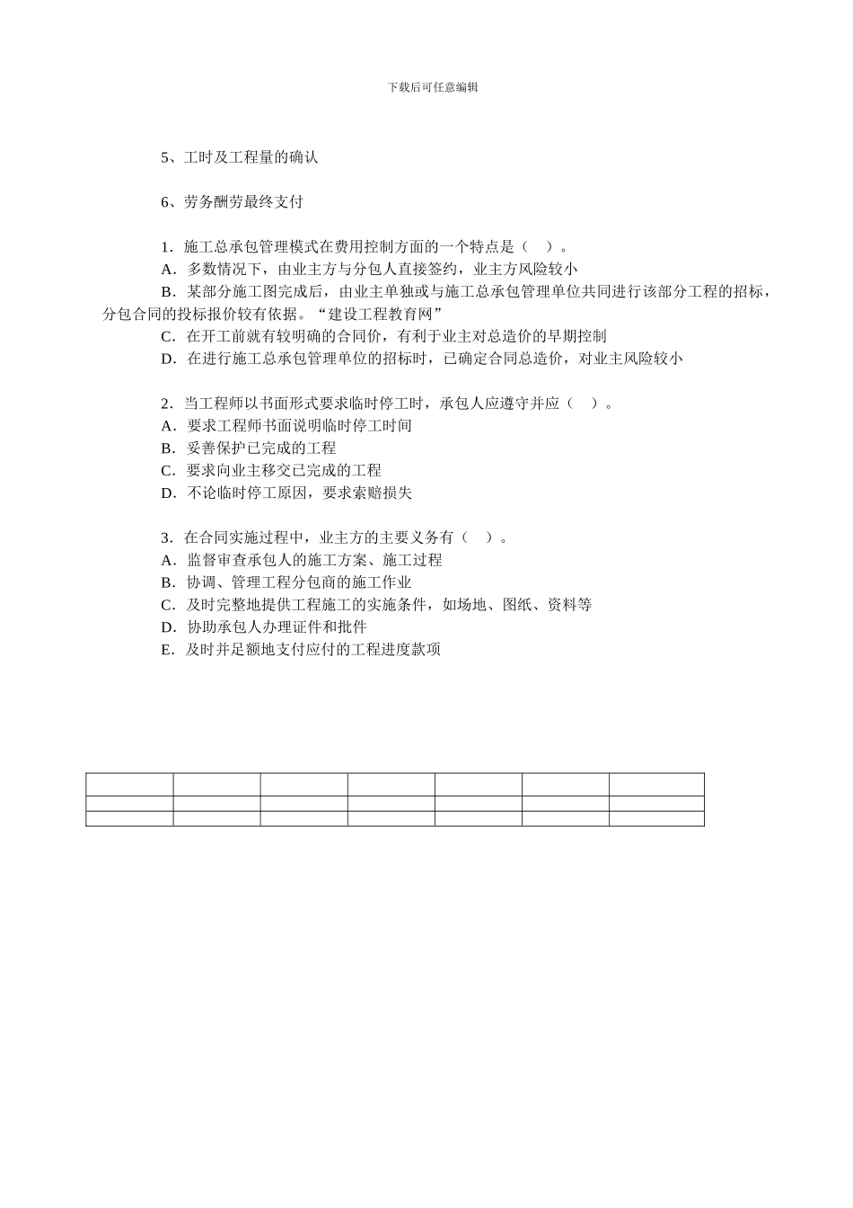 2024年二级建造师施工管理复习资料：物资采购合同的内容_第2页