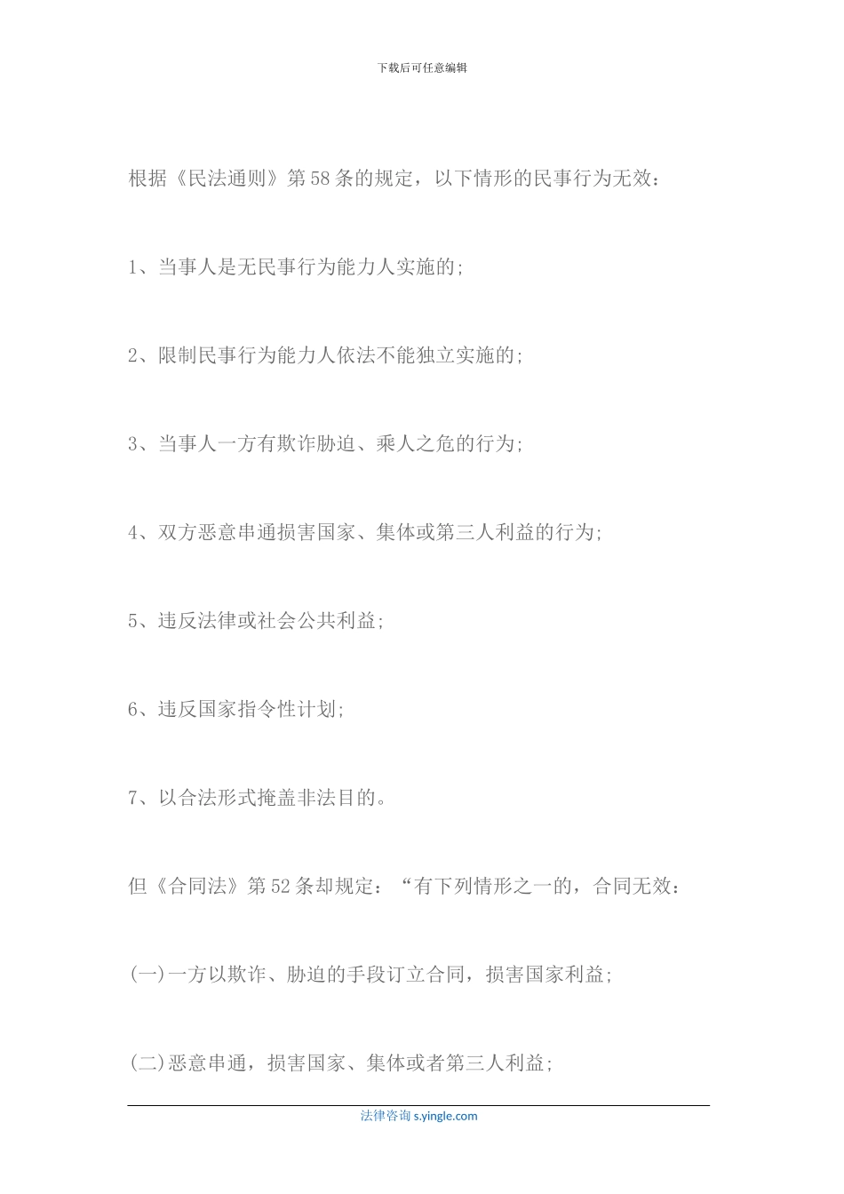 2024最新合同不成立的情形范围_第3页