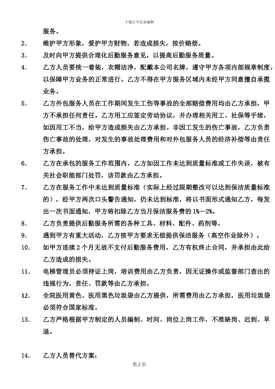 2024物业管理合同_第2页