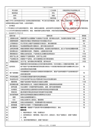 2024营销版运营服务协议