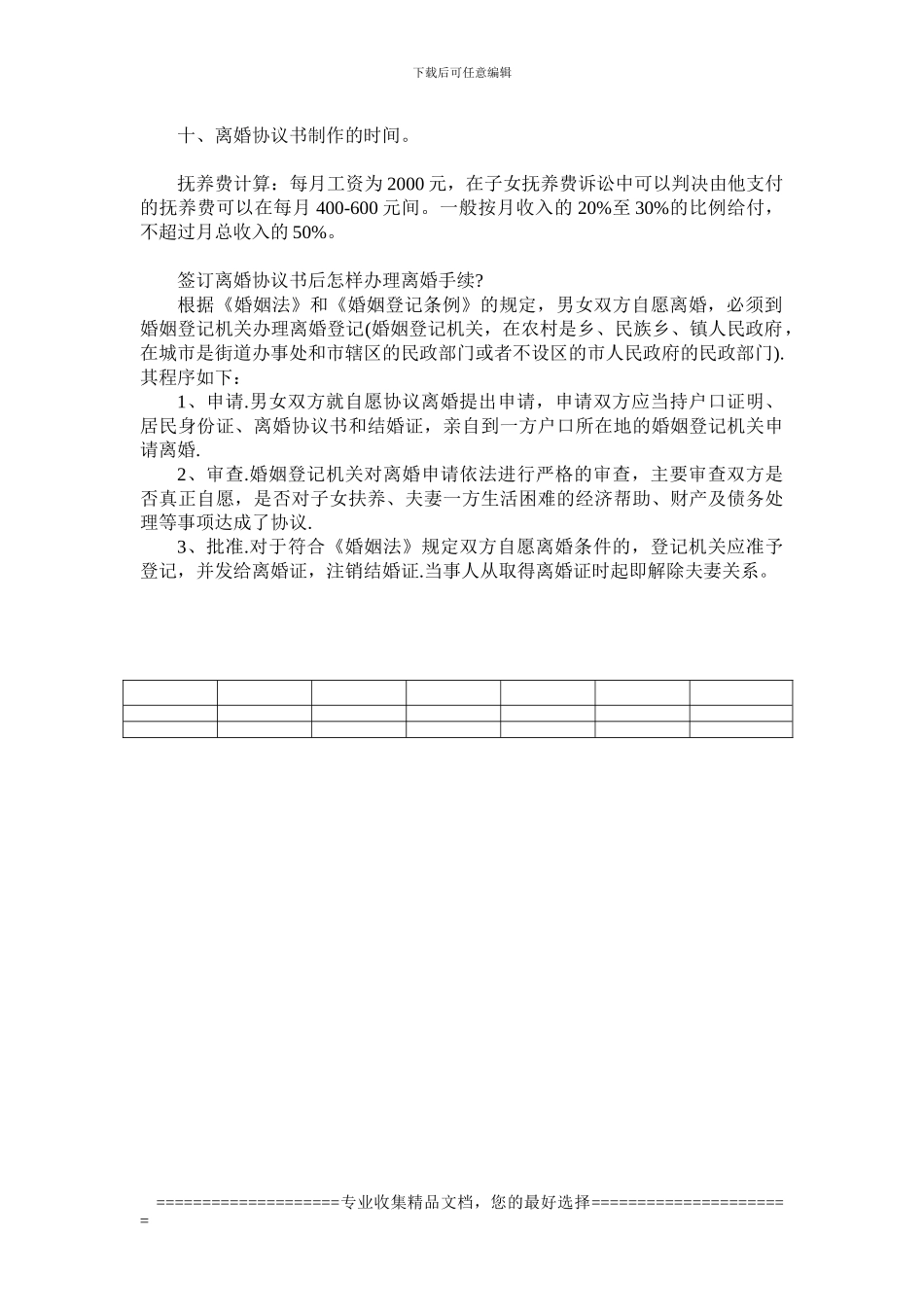 2离婚协议书范本_第3页