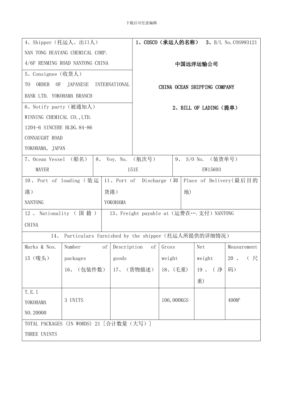 ★常见国际贸易单证_第3页