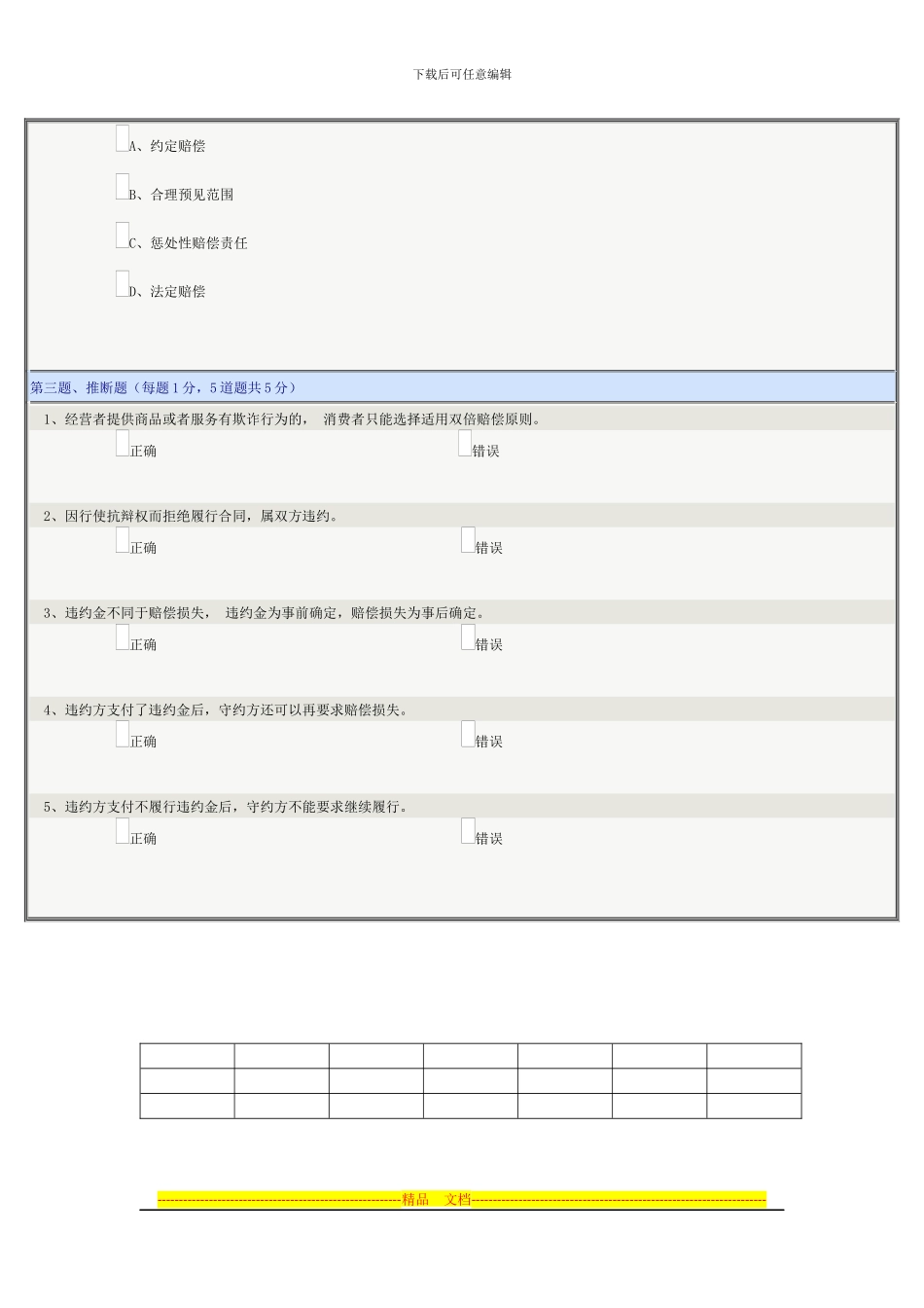 《合同法学》第09章在线测试_第3页