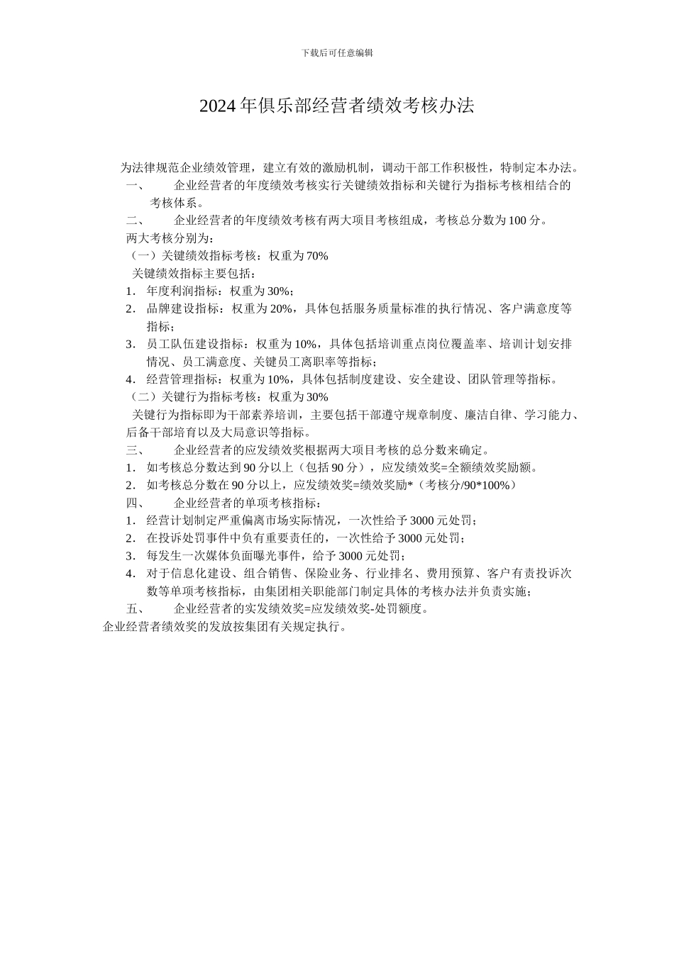 上牌部经营合同书_第3页