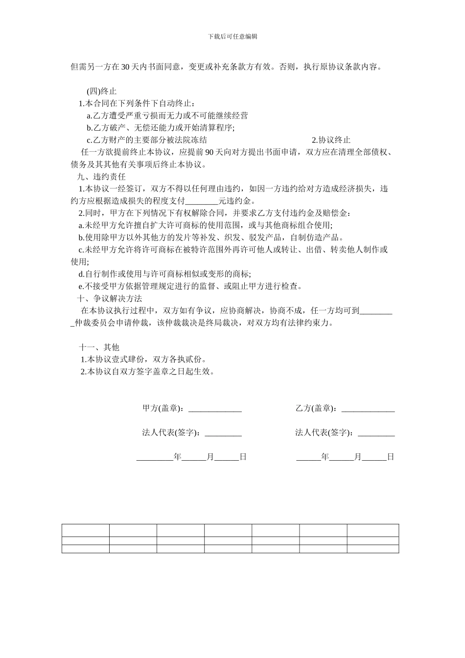 世纪华联特许经营加盟店协议_第3页