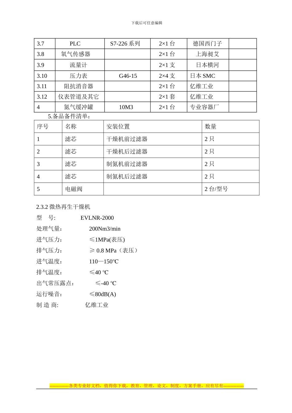 中谷矿业制氮机技术协议1_第3页