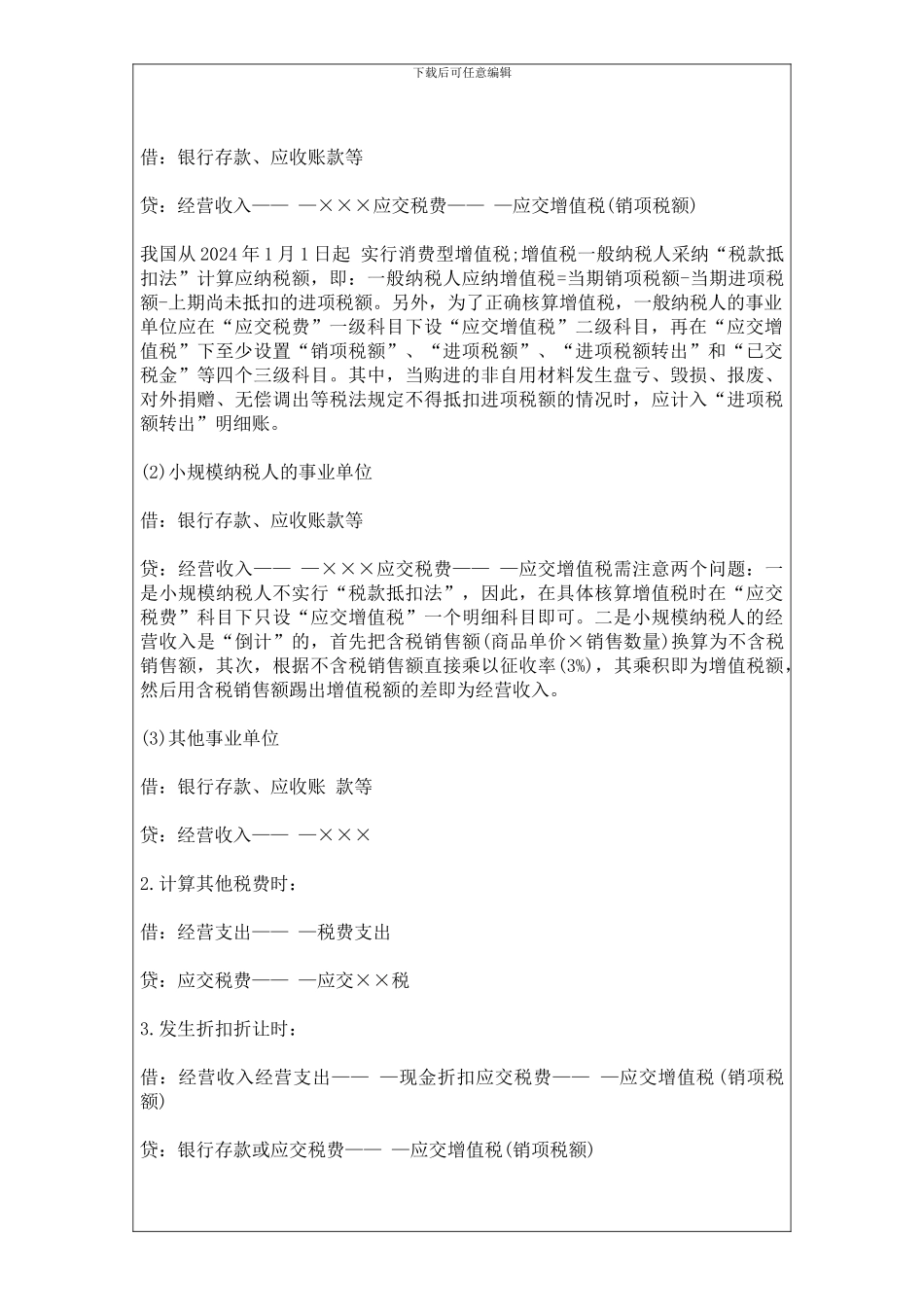 事业单位经营收入的核算_第2页