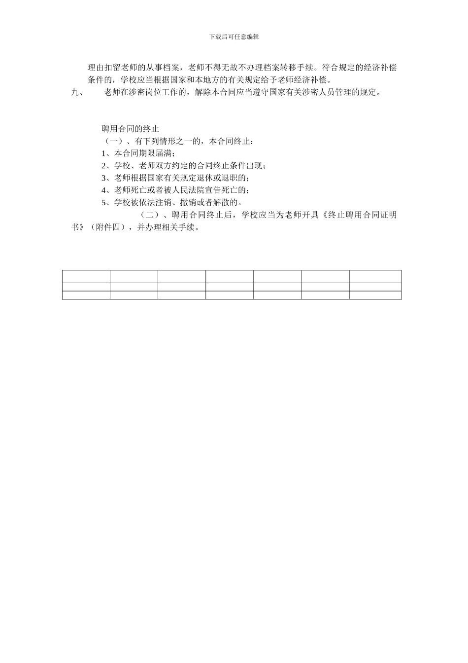 事业单位聘用合同的解除_第2页