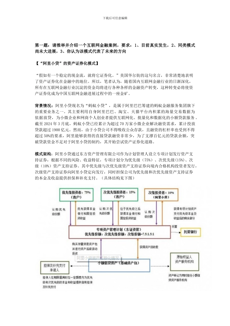 互联网金融题目答案_第1页