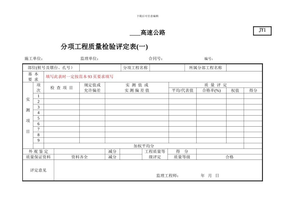 交工验收质量评定表323_第2页