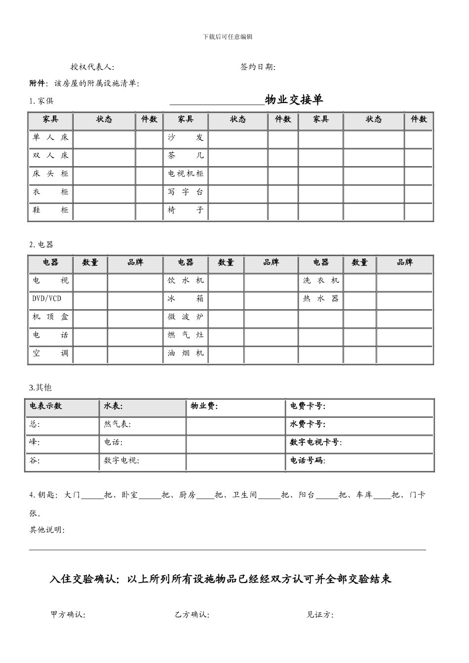 仁信房产房屋任赁一号合同修正版_第3页