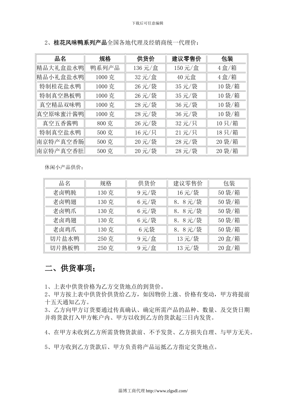 介绍一下代理商合同范本的写法_第2页