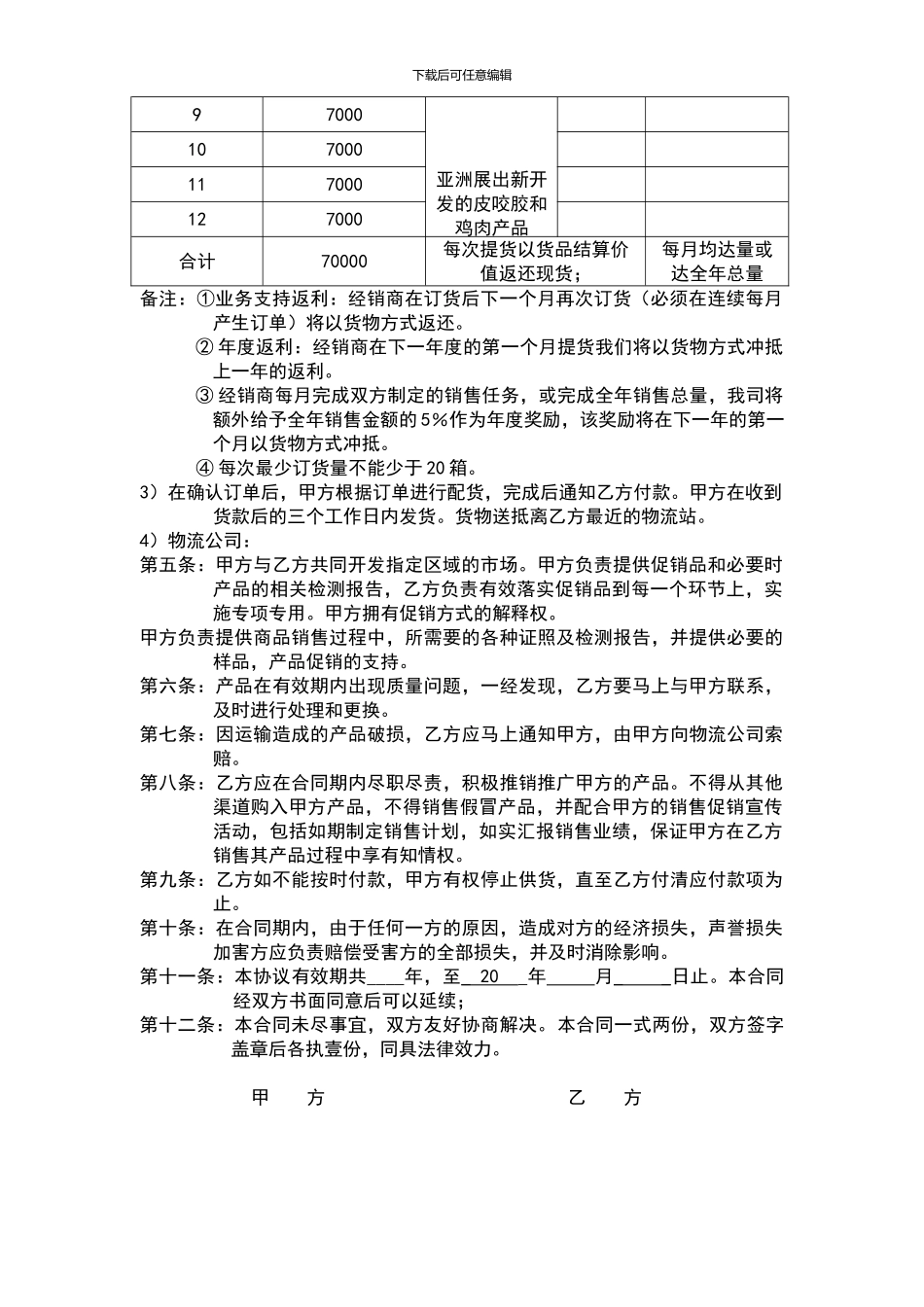代理协议模板_第2页