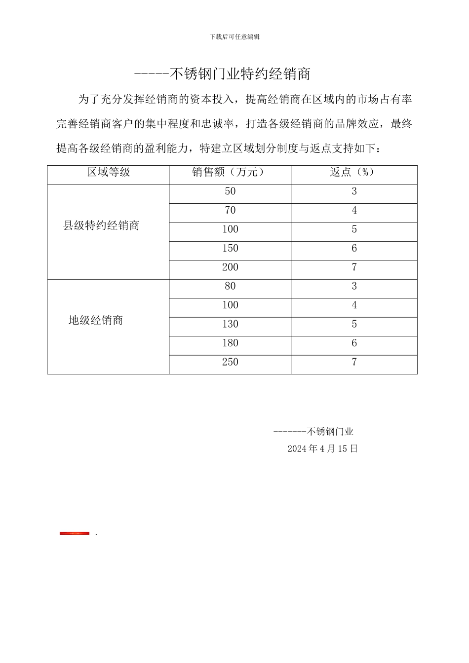 代理商销售合作协议_第3页