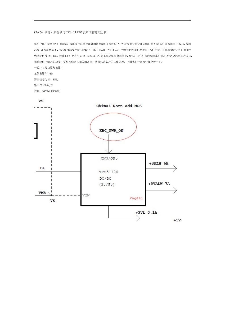 (3v-5v供电)系统供电TPS-51120蕊片工作原理分析_第1页