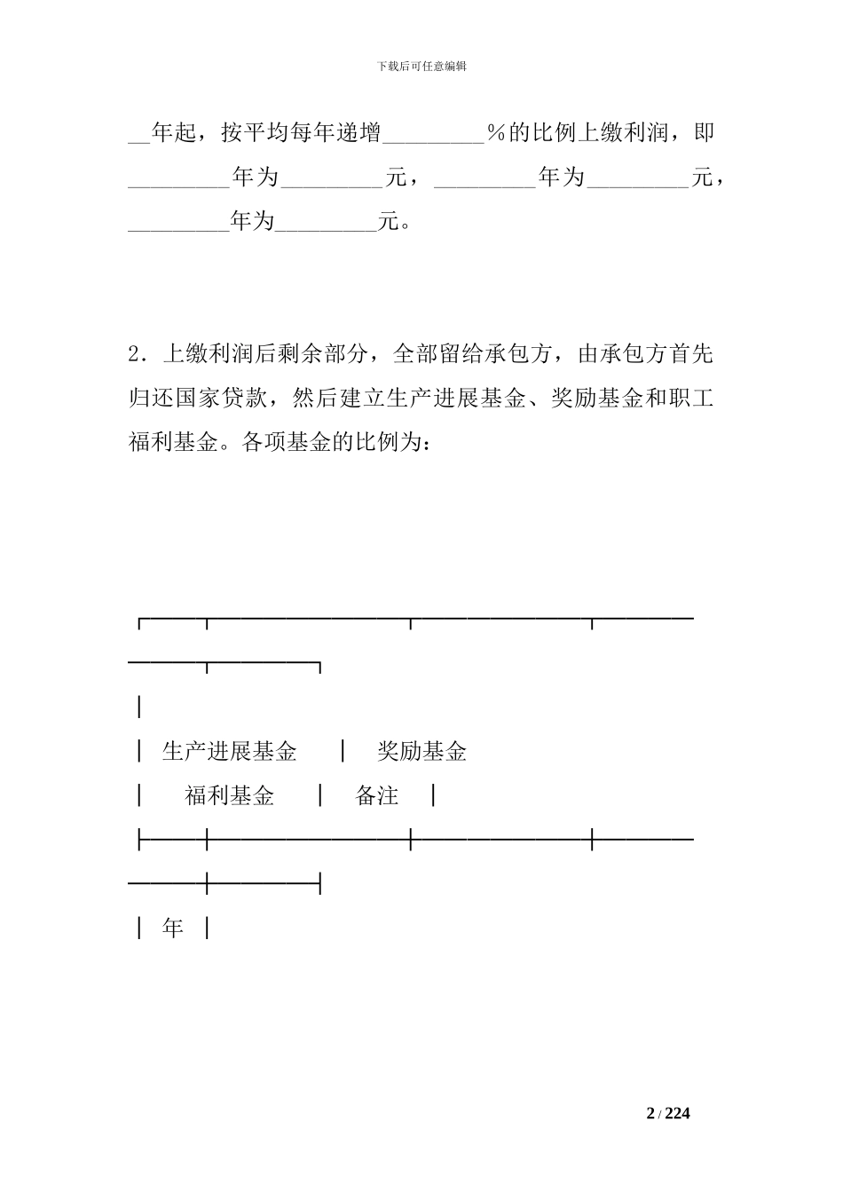 企业承包合同_第2页