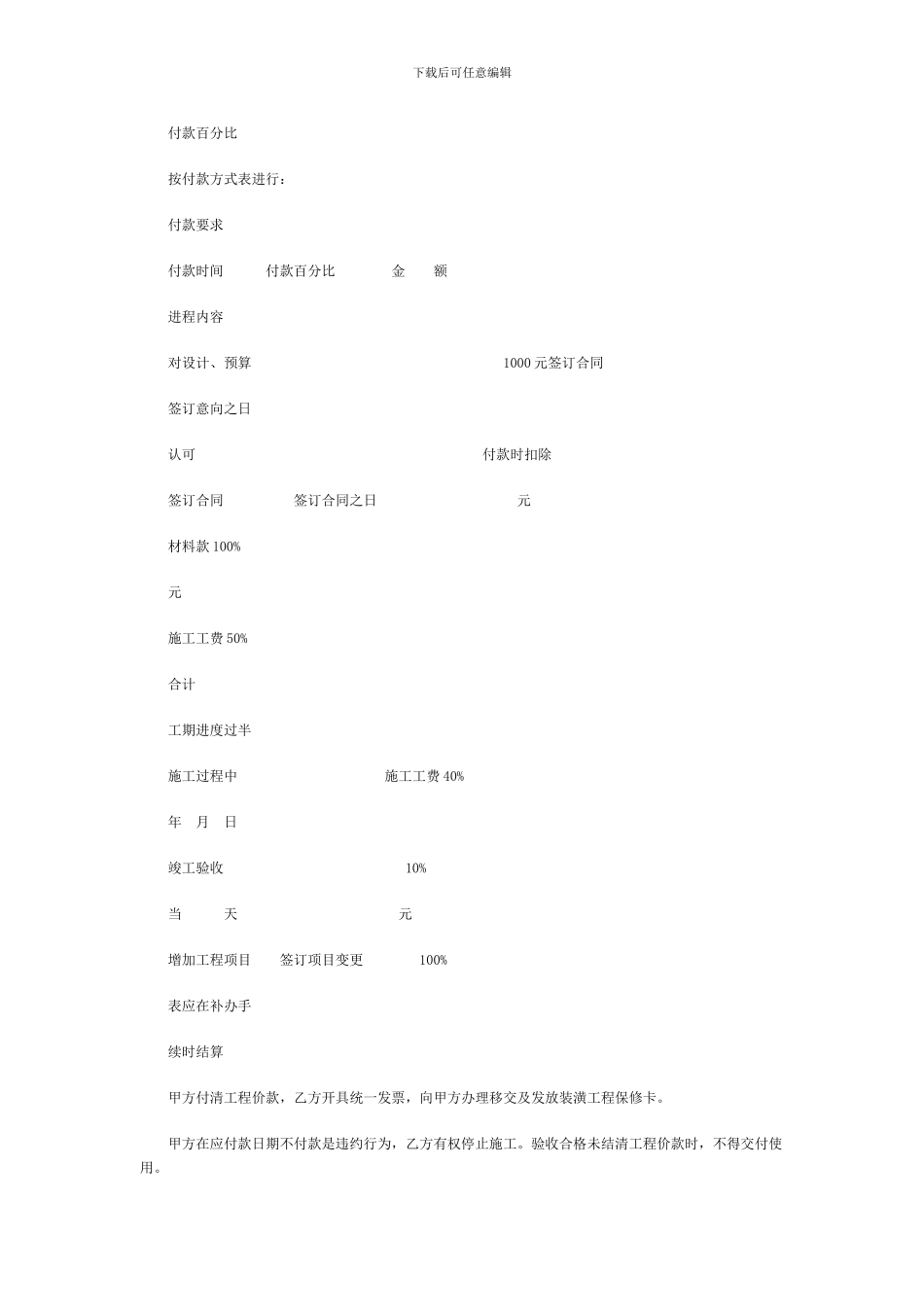 住房装修合同(范本)_第3页