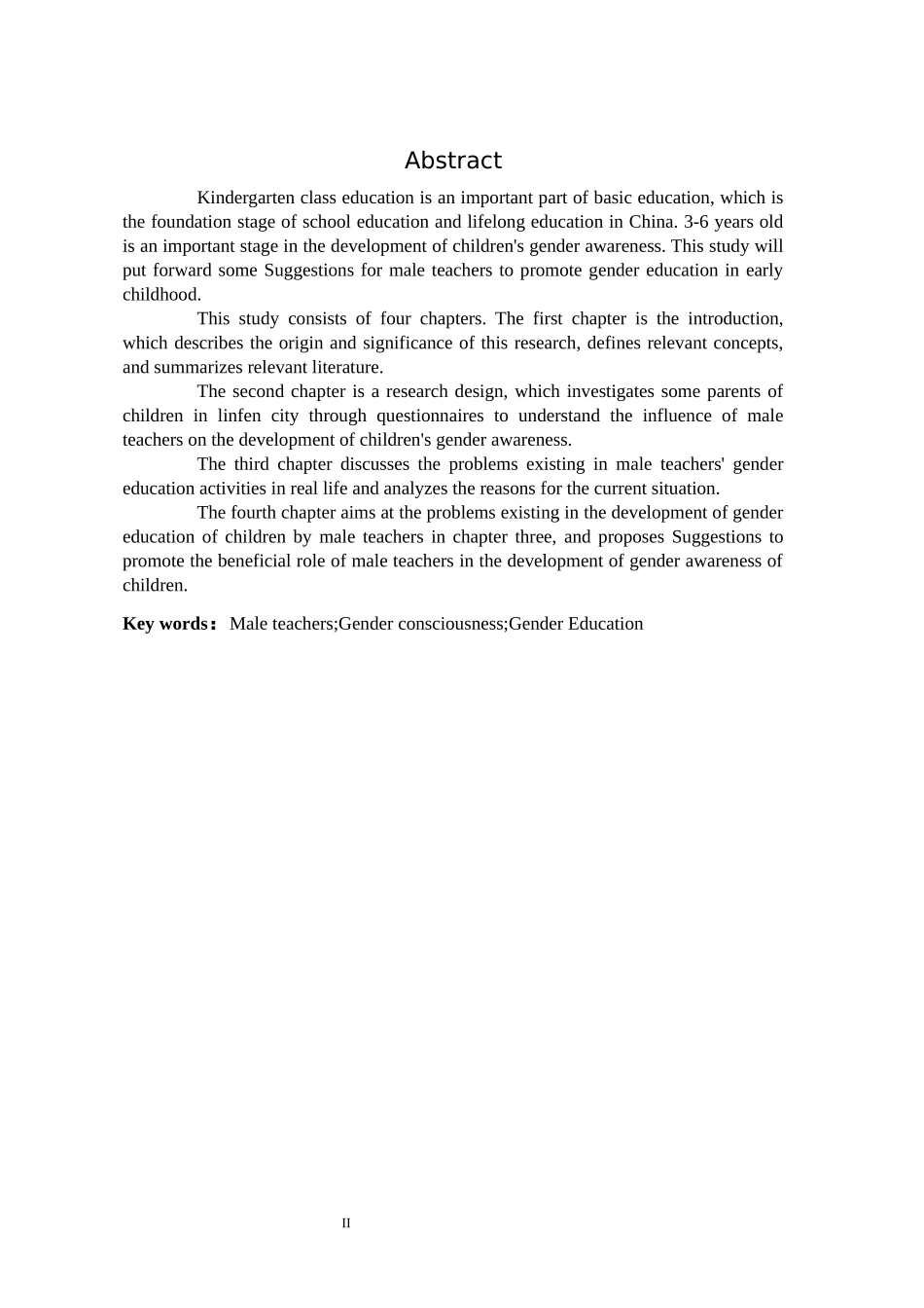 学前教育-幼儿园男性教师对幼儿性别意识发展的影响_第2页