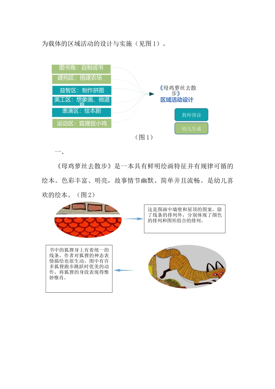 学前教育专业 区域活动创设“绘本可以这样玩”—以大班绘本《母鸡萝丝去散步》为例_第2页
