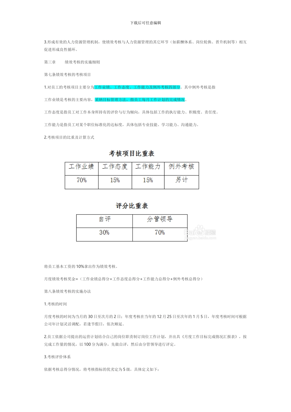 公司绩效考核量化管理制度的制定_第2页