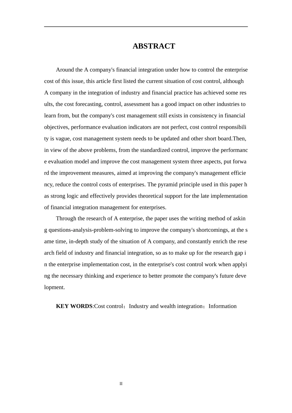 业财融合背景下A通信公司成本管控问题_第2页