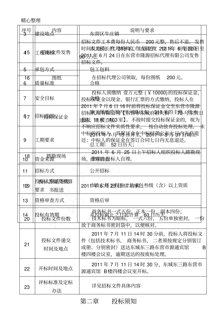牛庄镇文化路东延工程施工招标文件_第3页