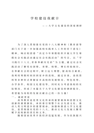 社会实践-校园文化建设