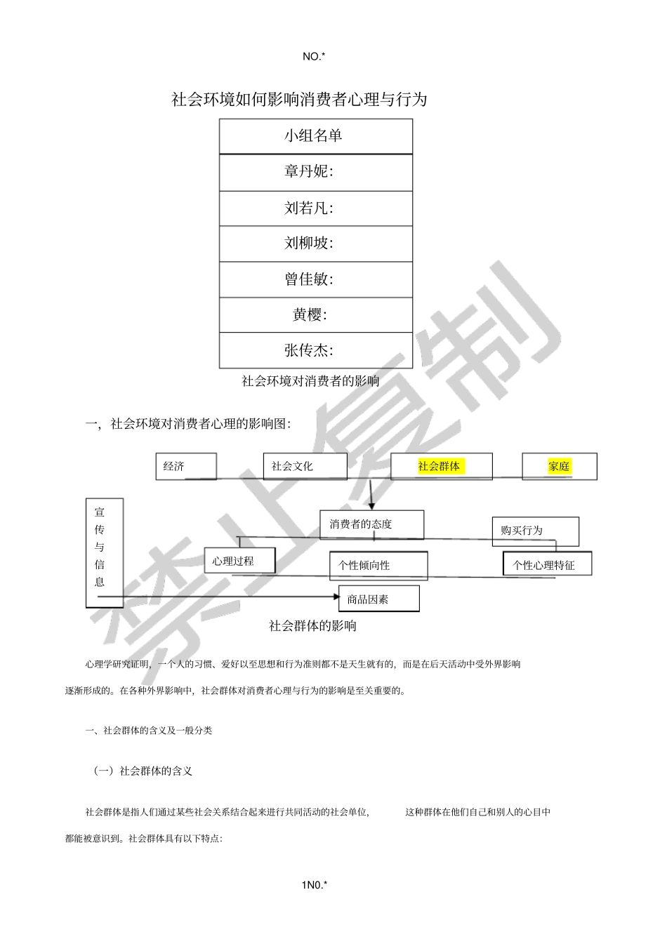 社会环境对消费者心理的影响_第1页