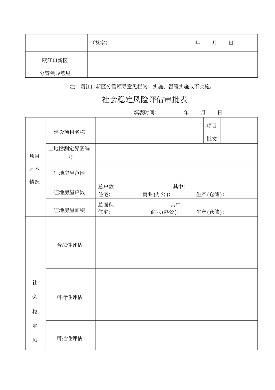 社会稳定风险评价审批表_第3页