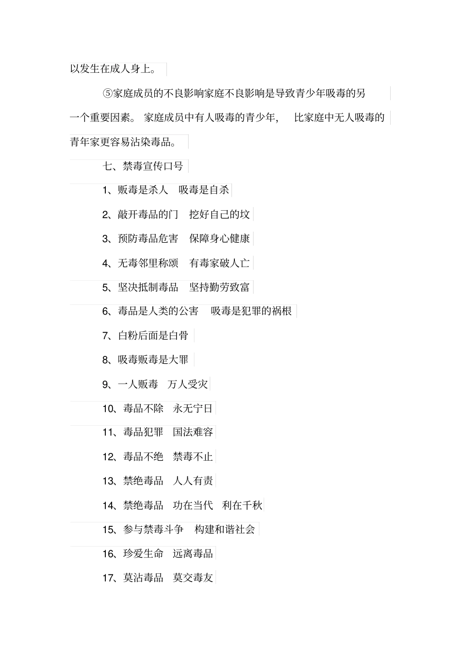 禁毒手抄报内容资料推荐文档_第3页