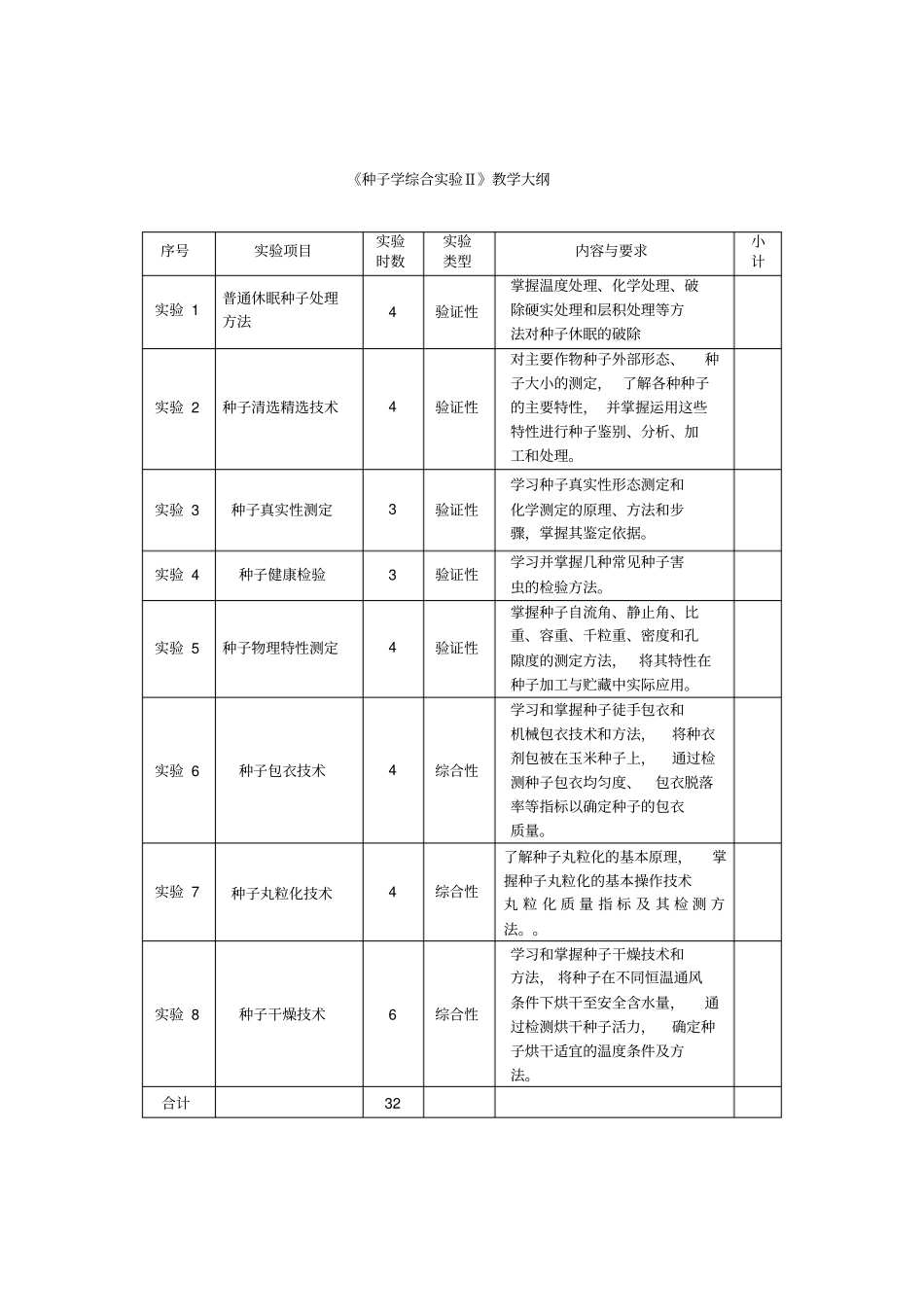 种子学综合试验_第1页