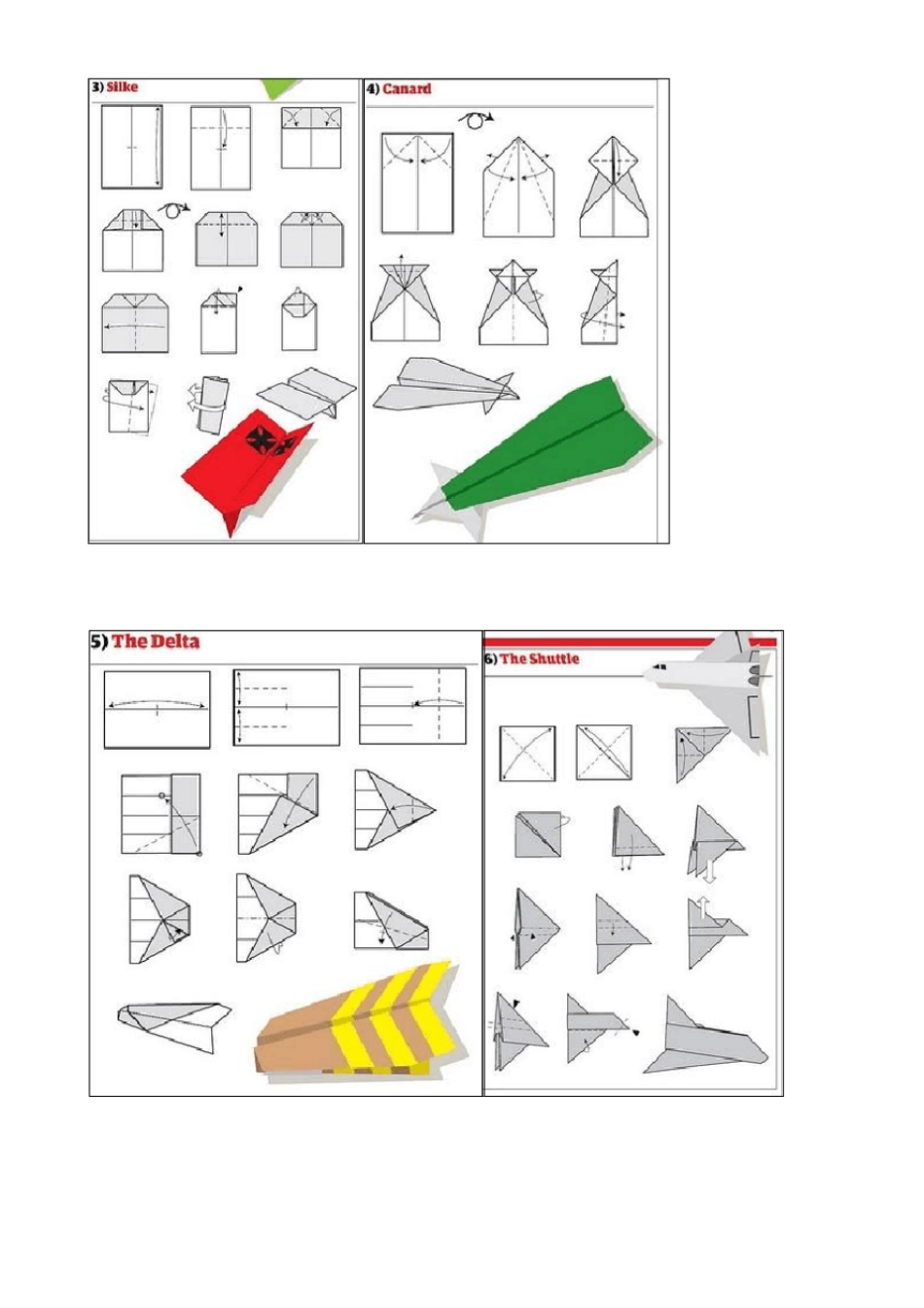 种纸飞机折叠方法_第2页