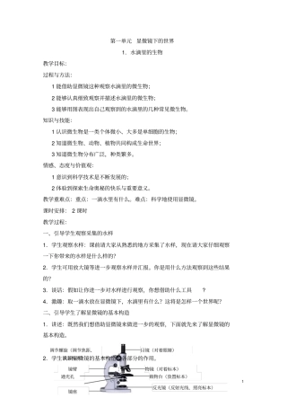 科学教学设计重点讲义资料