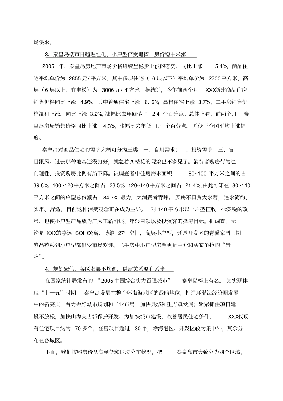 秦皇岛房地产场总体状况分析_第2页