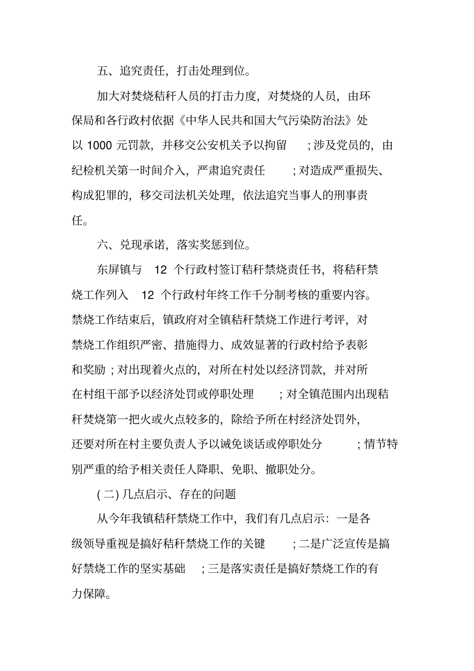 秸秆燃烧工作总结_第3页