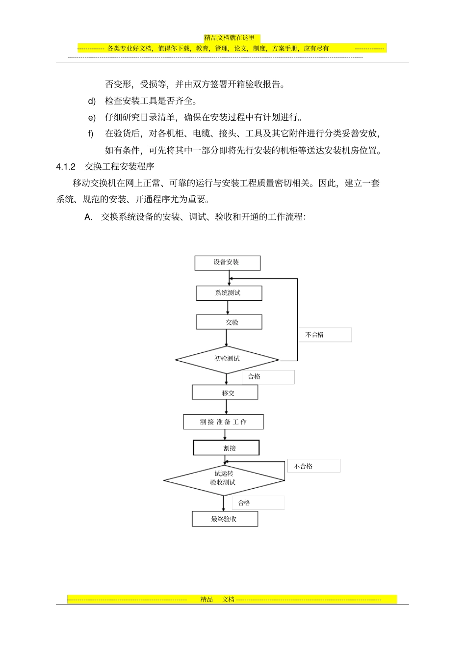 移动通信交换机施工安装操作规范_第2页