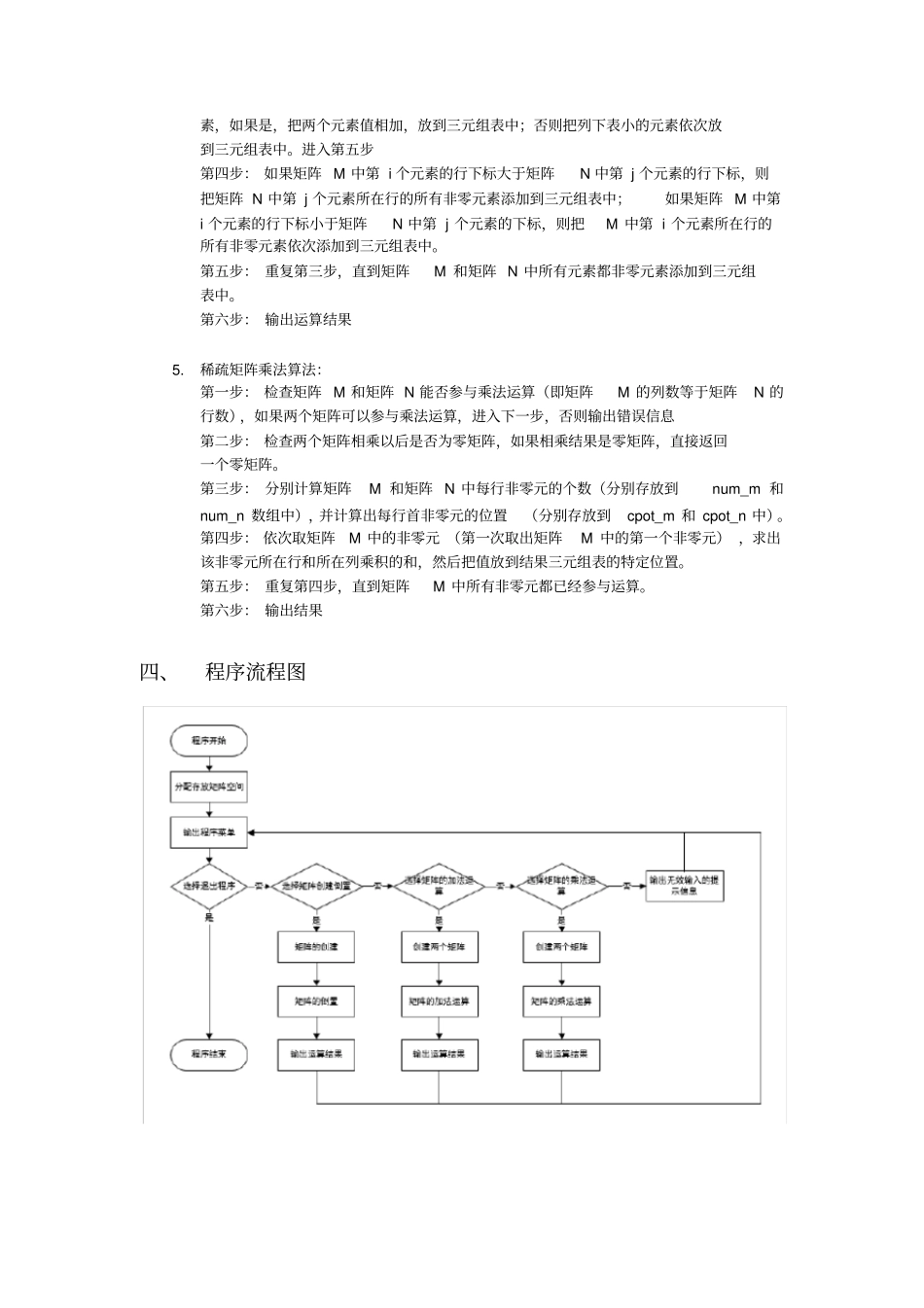 稀疏矩阵基本操作试验报告_第2页