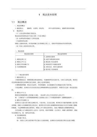 税法基本原理