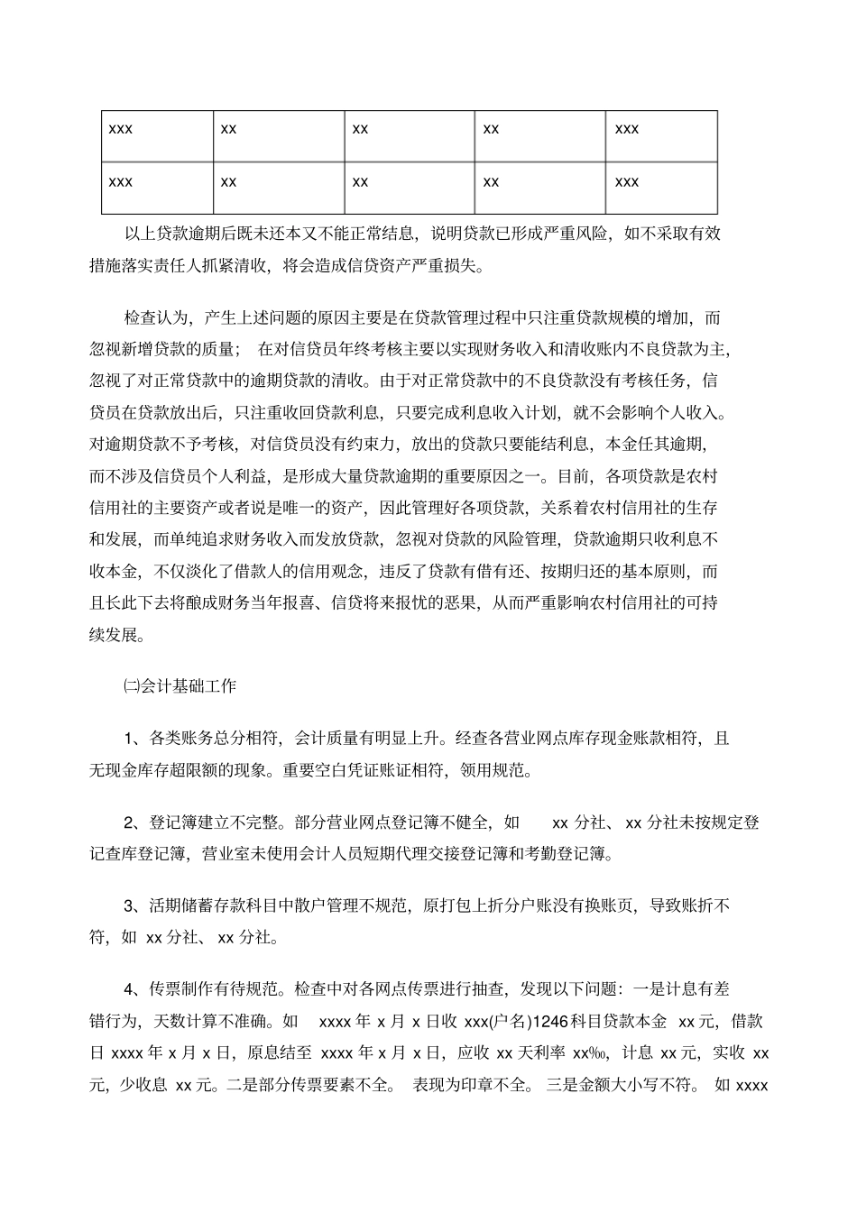 稽核检查报告_第3页