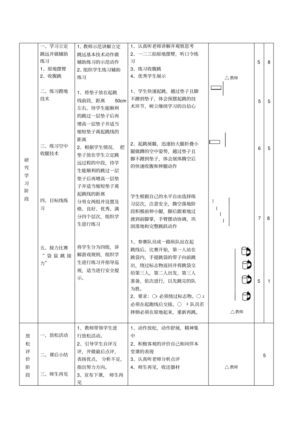立定跳远公开课教学设计_第3页