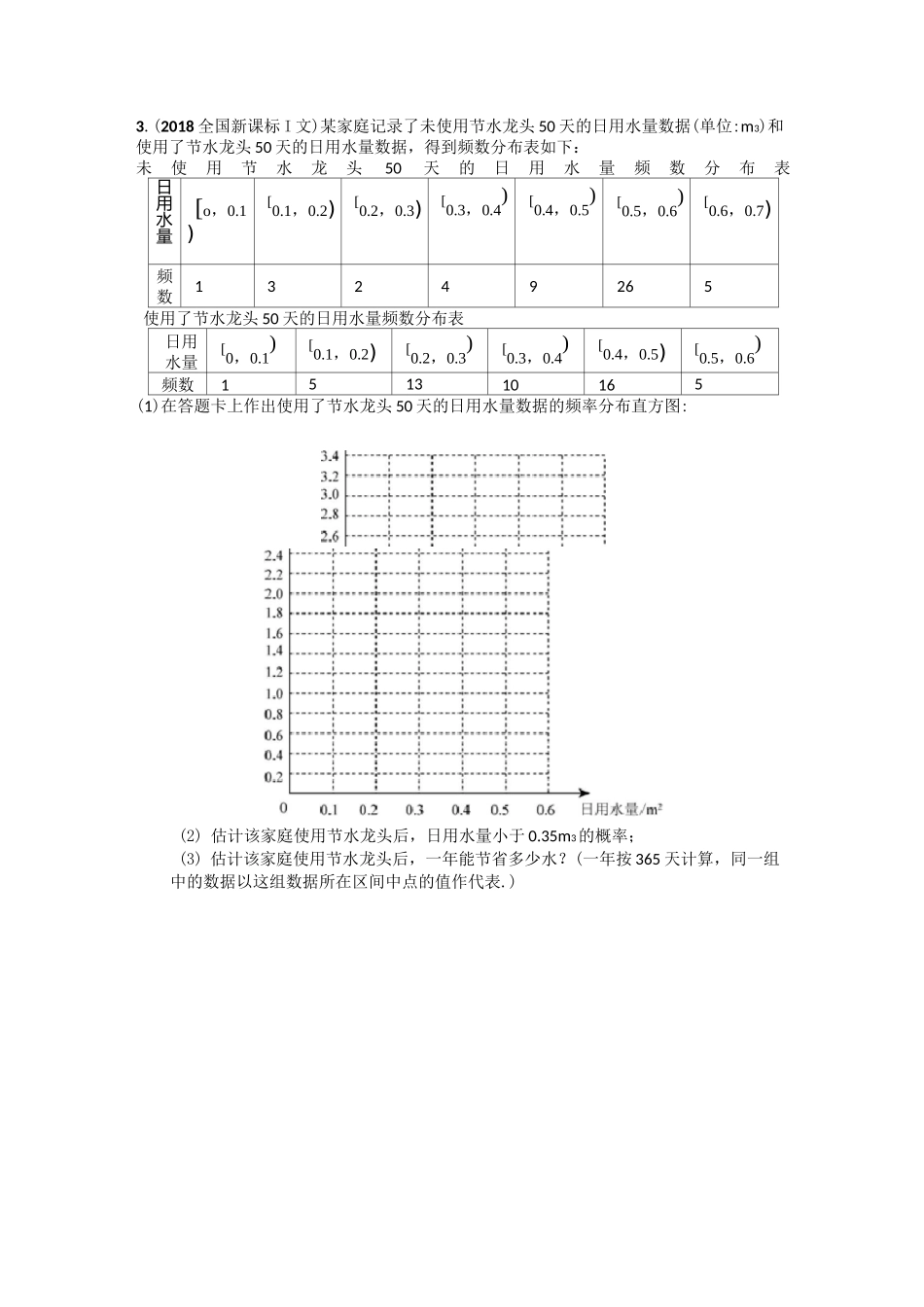 概率与统计高考解答题(文科)专题_第3页