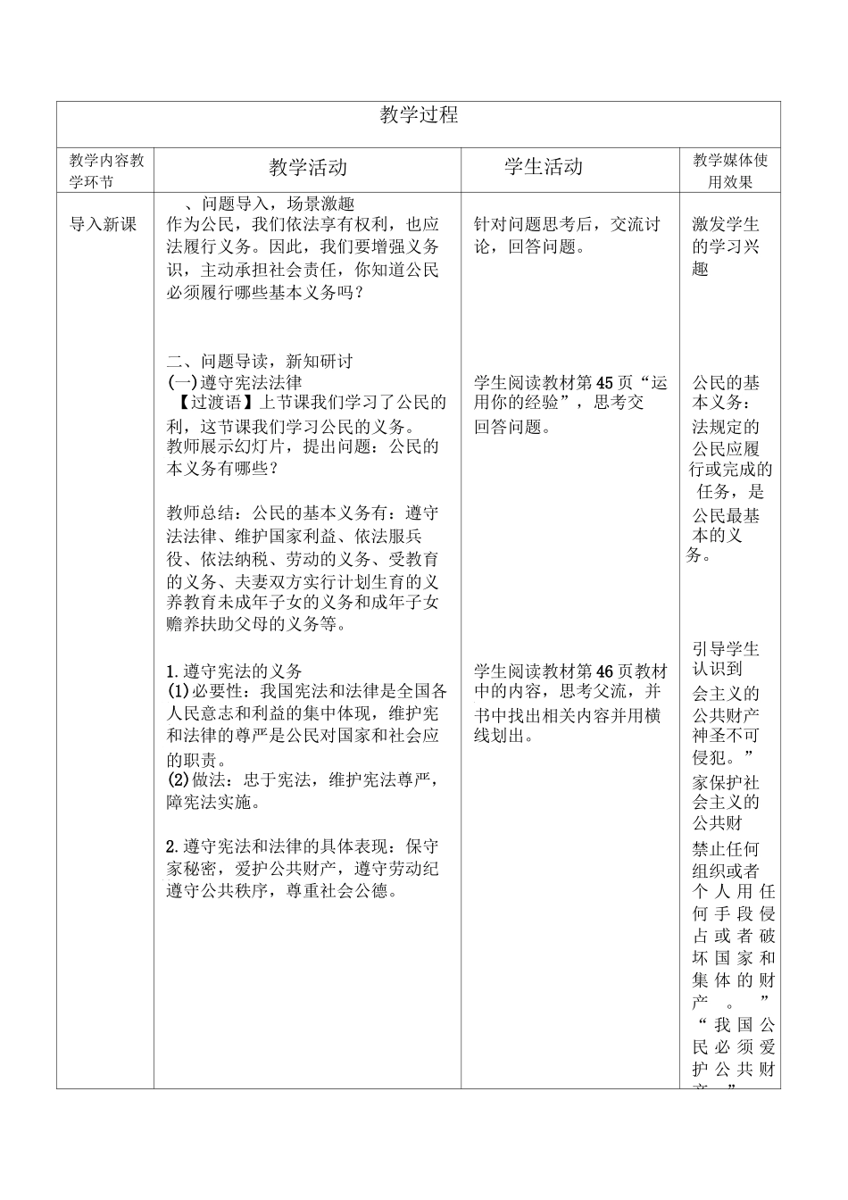 公民基本义务   教学设计_第3页