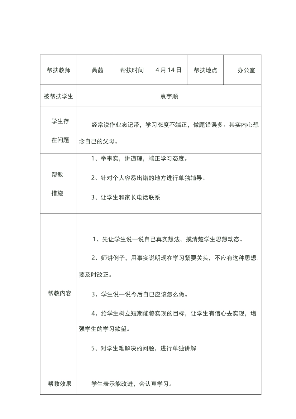 关爱留守儿童活动记载_第2页