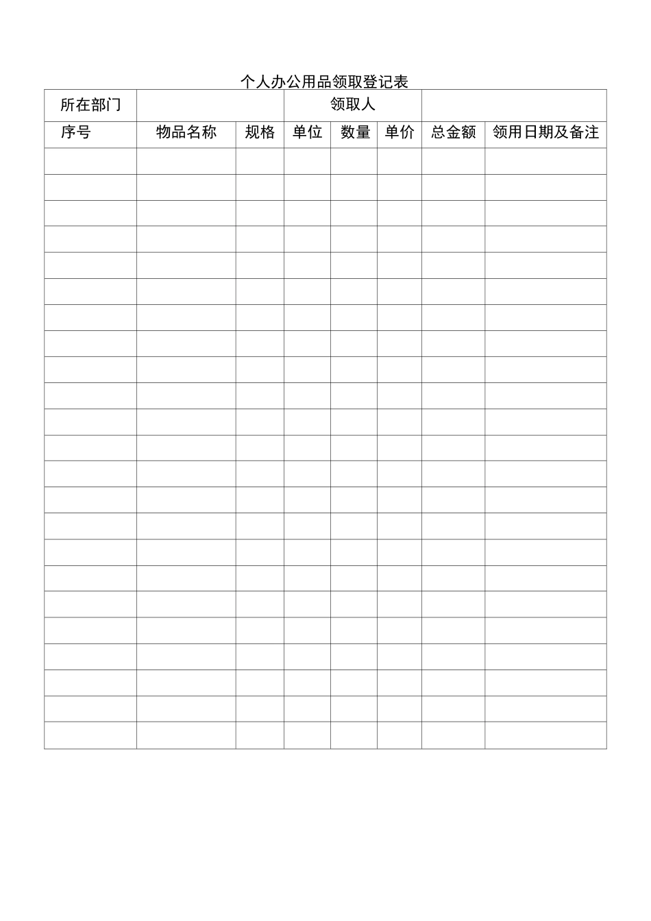 办公用品申领登记制度_第3页