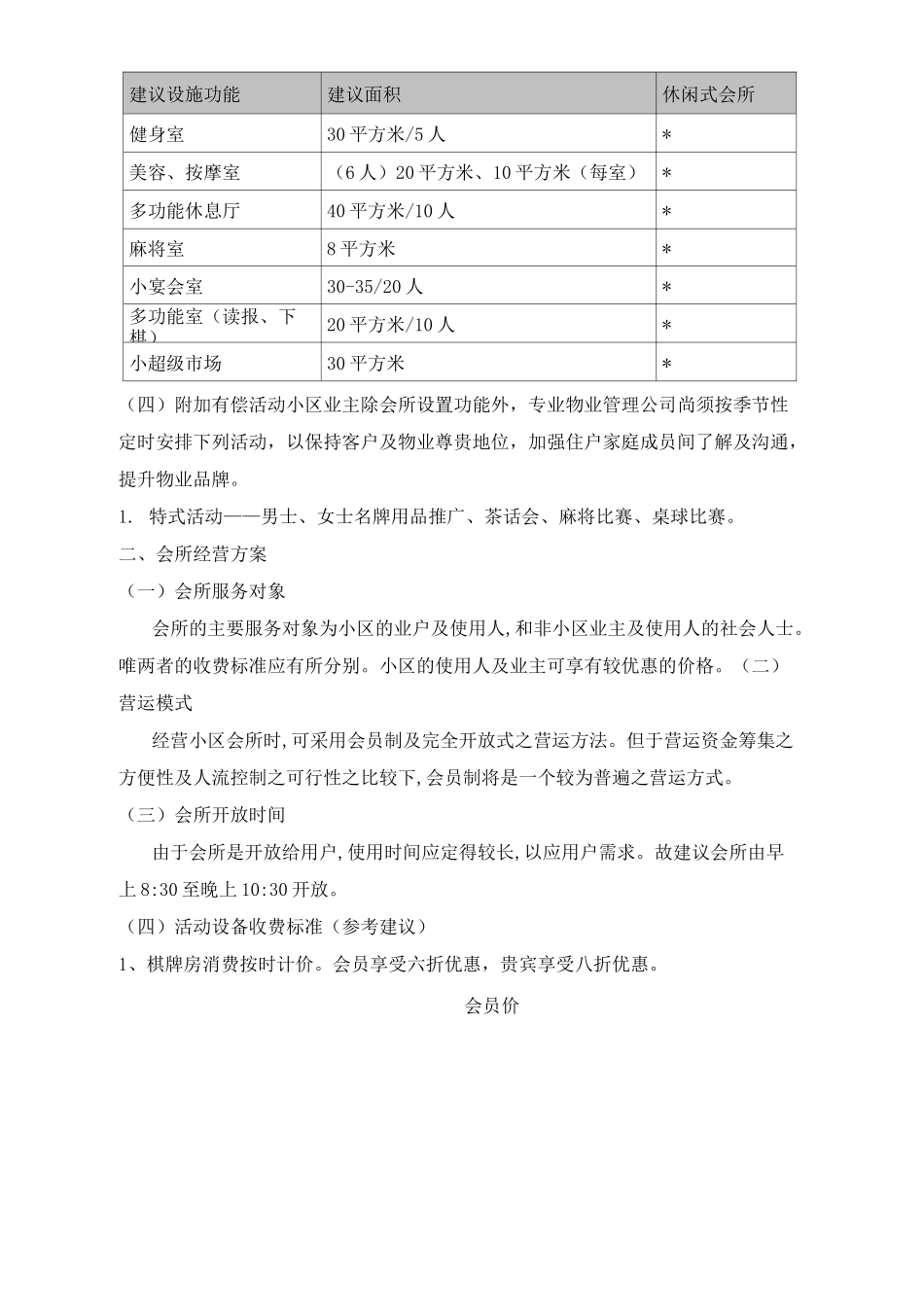 会所物业管理方案_第2页