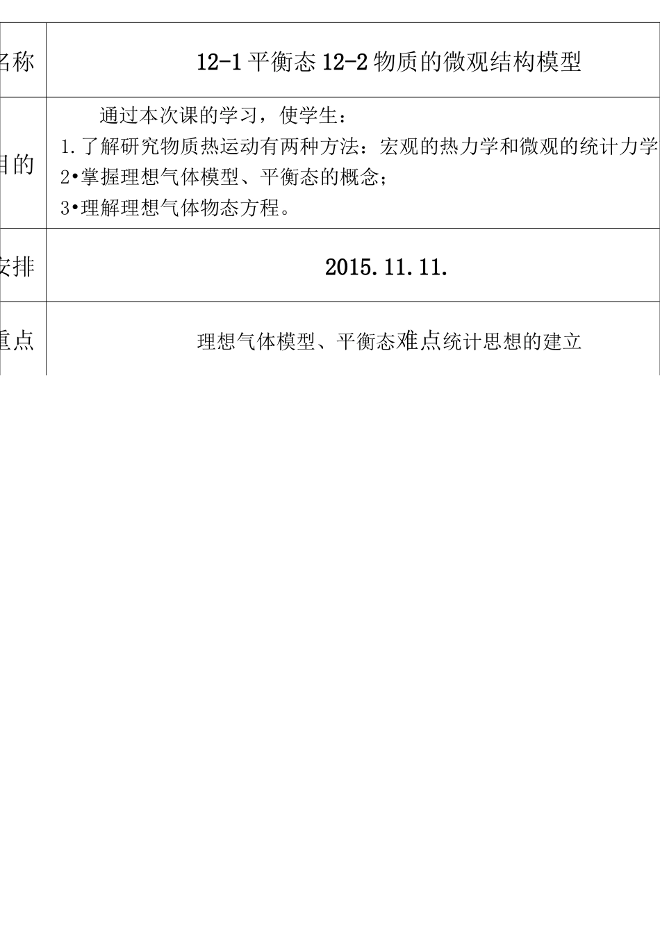 大学物理教案汇总_第1页